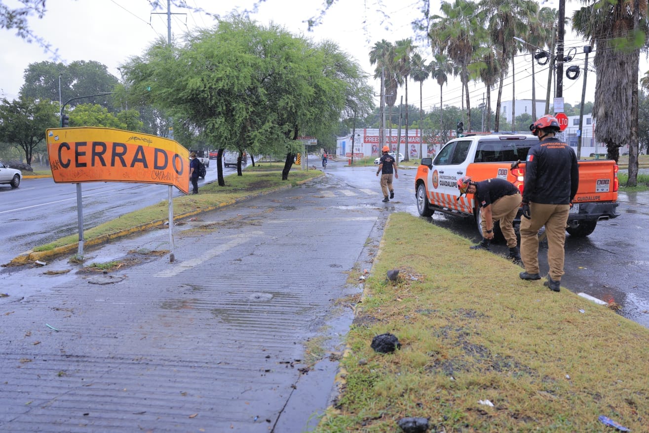 Implementa Guadalupe operativo ante pronóstico de lluvias Implementa Guadalupe operativo ante pronóstico de lluvias