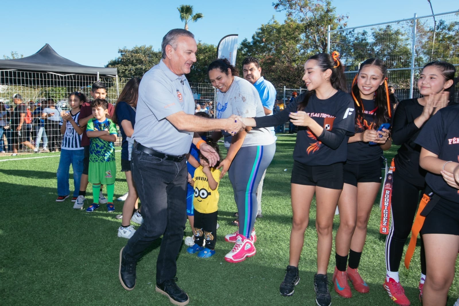Rehabilitan en Guadalupe canchas de fútbol Rehabilitan en Guadalupe canchas de fútbol