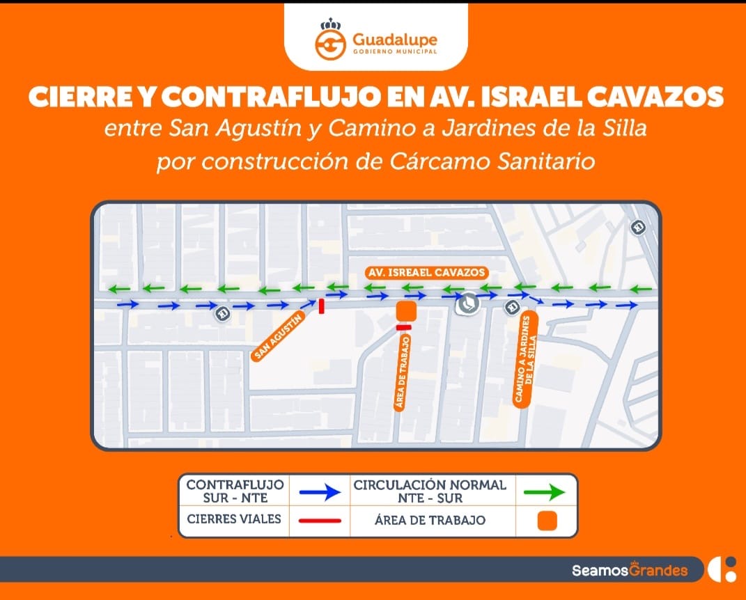 Anuncia Guadalupe adecuaciones viales en Israel Cavazos por obras pluviales Anuncia Guadalupe adecuaciones viales en Israel Cavazos por obras pluviales